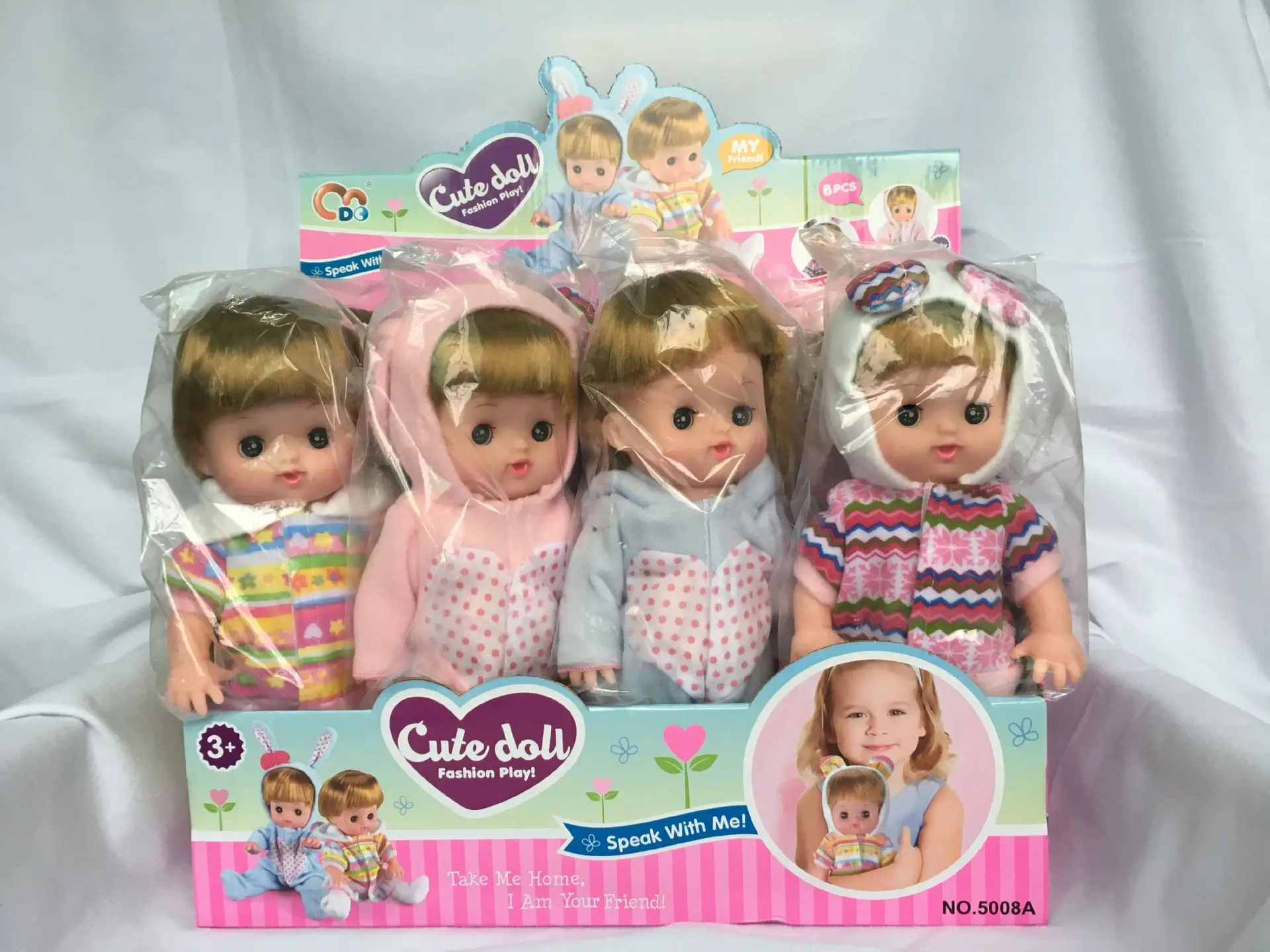 

10-Inch Infant Doll All Soft Silcone Children Pacify Toy GIRL'S Favorite Play House BEEKING