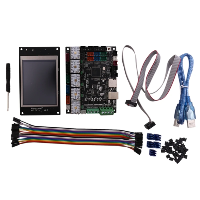 

3D Printer MKS SGEN L 32Bit Board Motherboard + TMC2209 V1.2x5 Driver + TFT Display