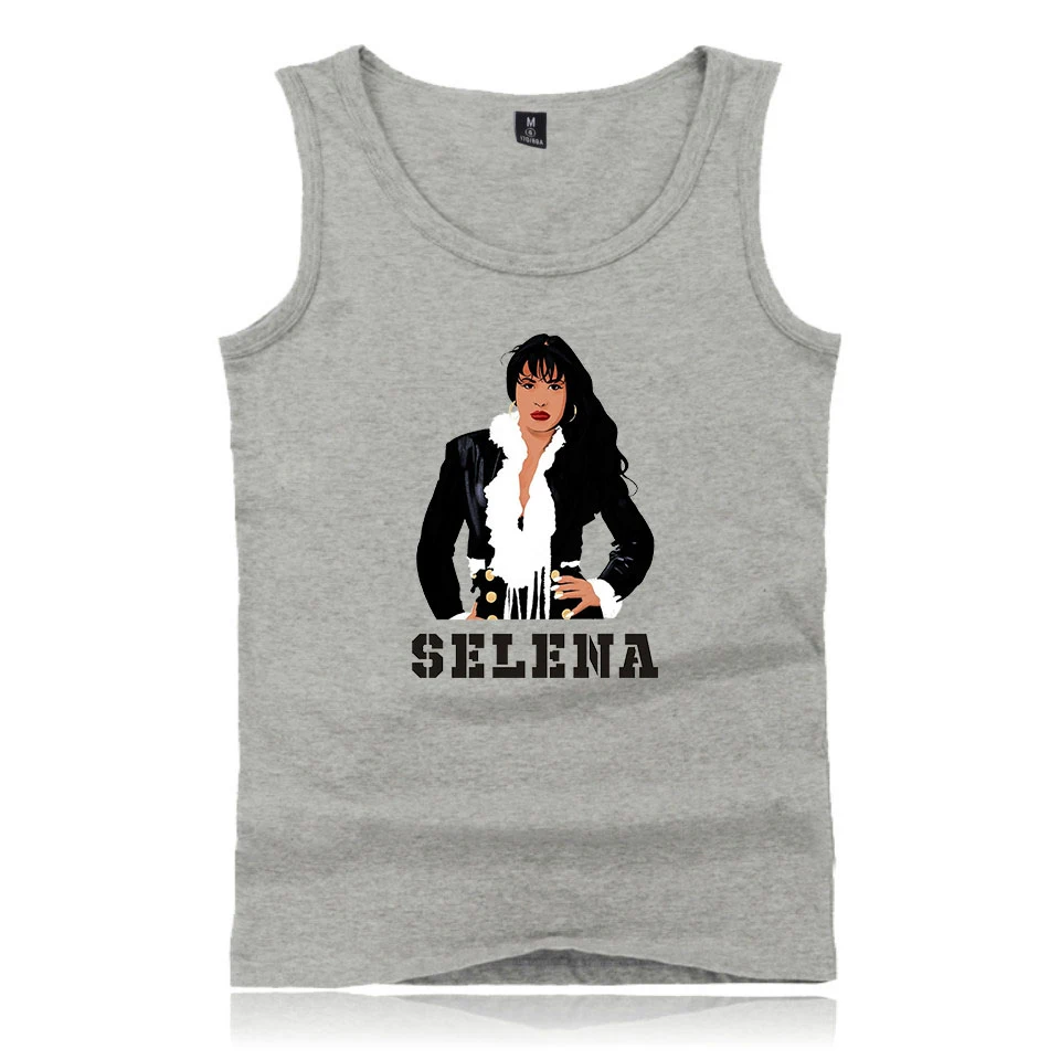 Стиль selena quintanilla жилет с принтом Топ Мужской летний жилет без рукавов Мода Горячий тренд Повседневная одежда жилет