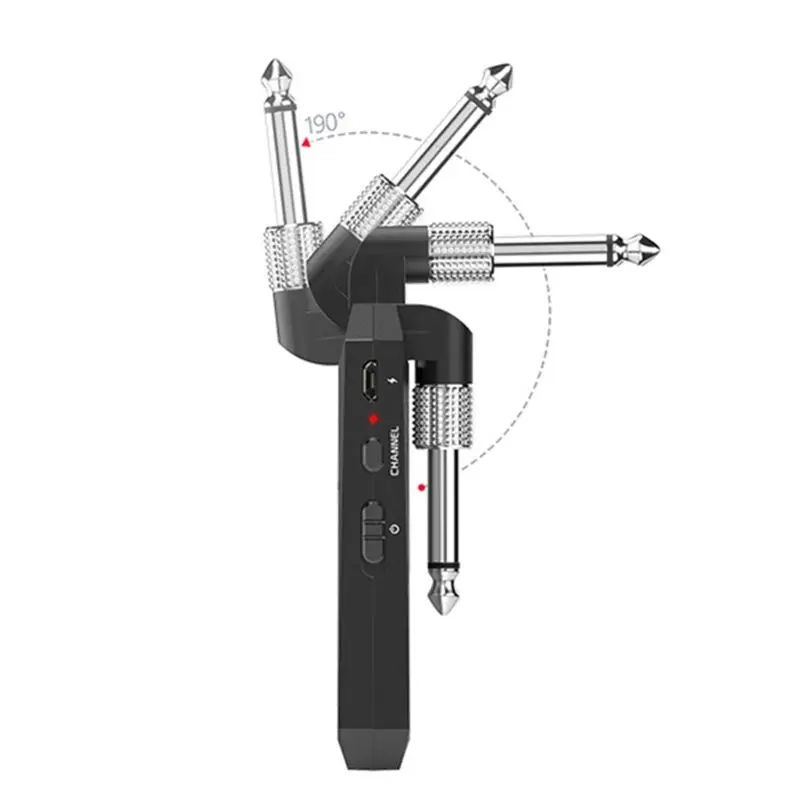 5,8G беспроводная гитарная система передатчик приемник Перезаряжаемый для электрического баса