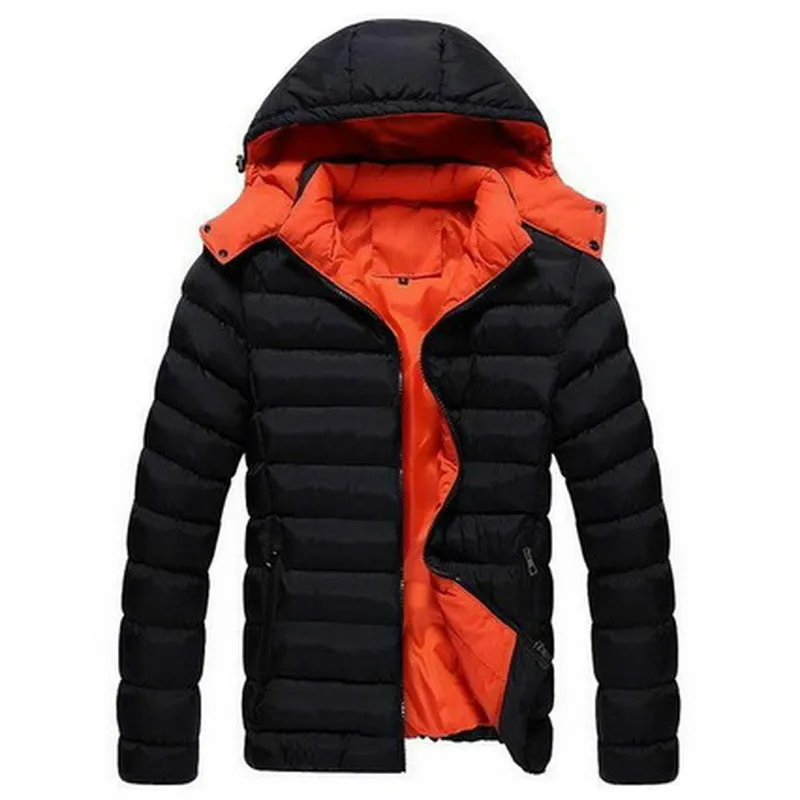 Корейские зимние мужские теплые куртки размера плюс M-5XL, хорошее качество, верхняя одежда с хлопковой подкладкой, мужские Модные парки, Брендовые пальто