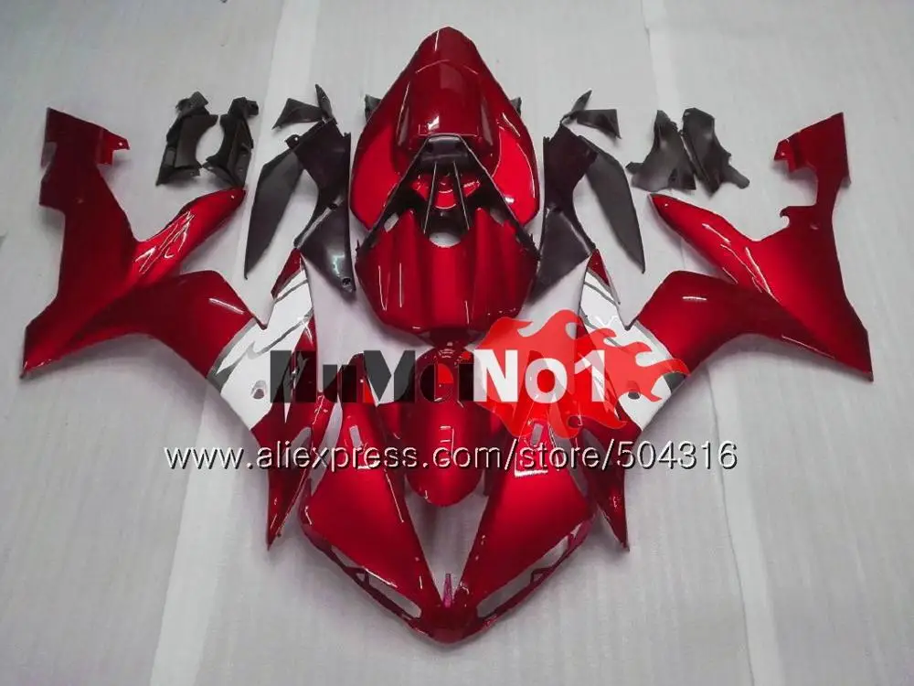 Средства ухода за кожей для YAMAHA YZF R 1 1000 CC YZF-1000 YZF1000 9MC. 0 1000CC YZF R1 YZF-R1 YZFR1 2004 2005 2006 04 05 06 обтекатель завод - Цвет: No. 30 Red