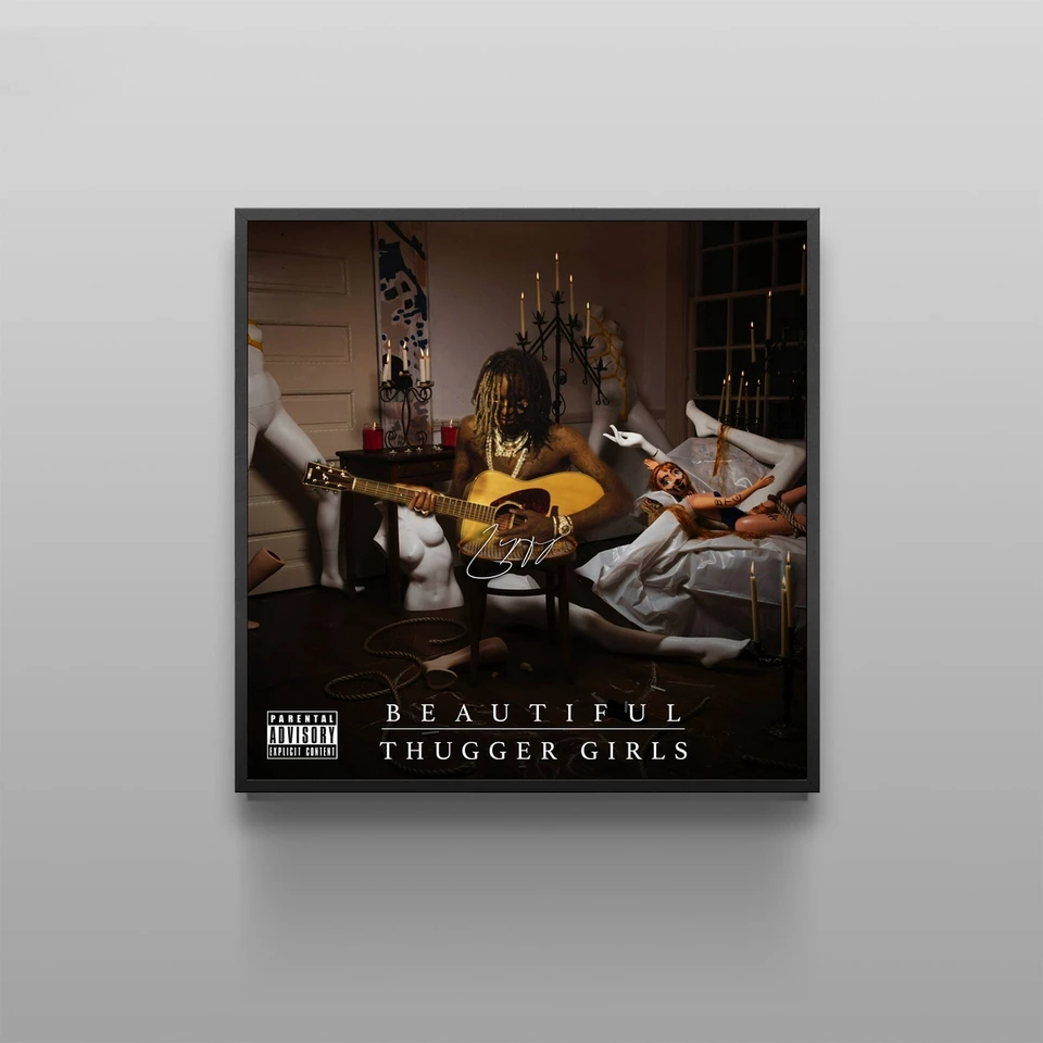 Young Thug - Beautiful Thugger Girls Music Album Cover Poster Rap