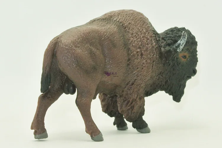 Модель дикого животного Модель Набор bison деним пластик эмулят игрушки
