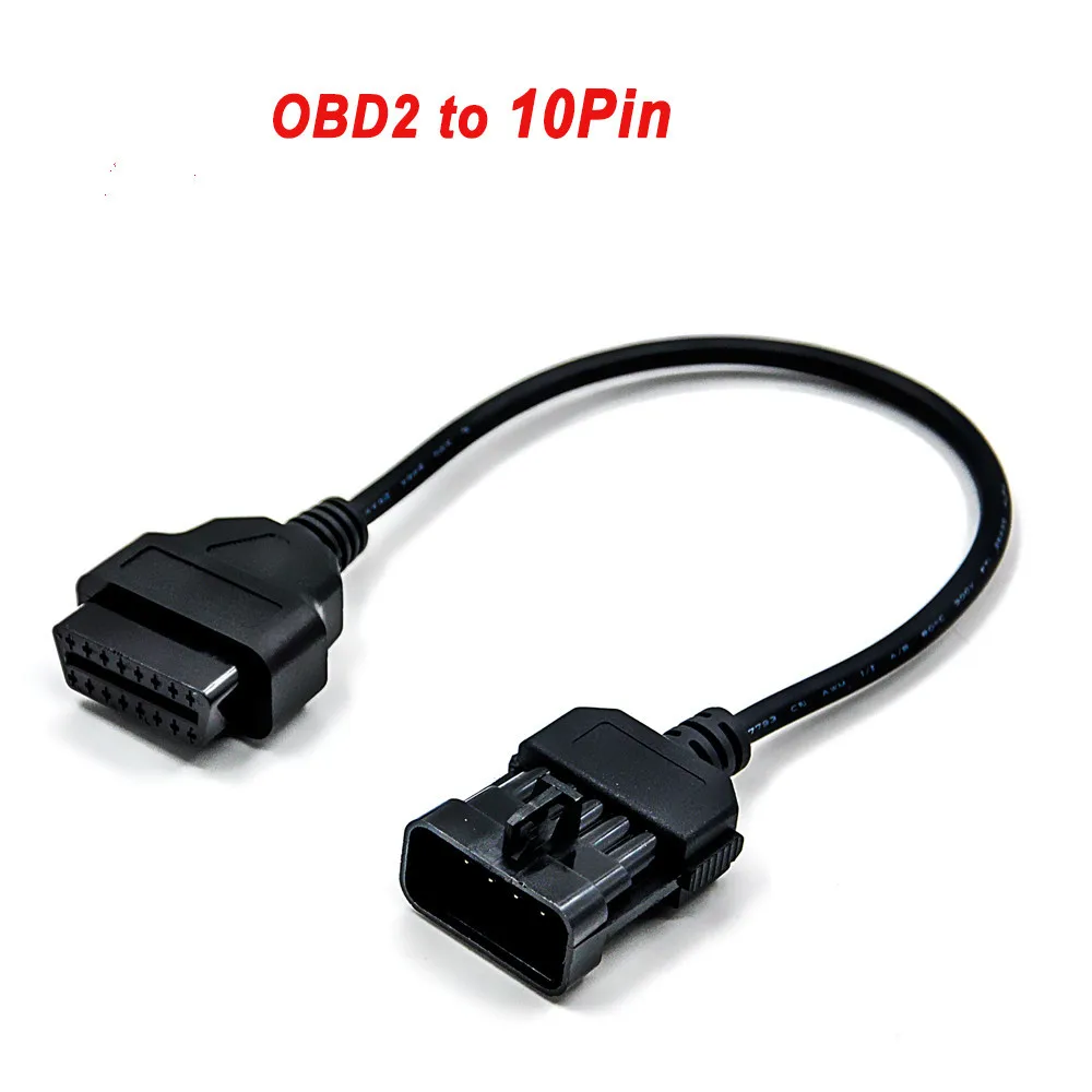 2022 для Opel Obd1 10-контактный к Obd2 16-контактный кабель диагностический интерфейс
