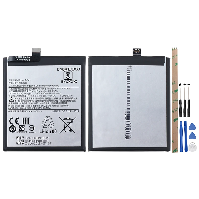 Alesser для Xiaomi Redmi K20 BP41 аккумулятор 4000 мАч Сменный аксессуар Аккумуляторы для Xiaomi Redmi K20 BP41 телефон+ Инструменты