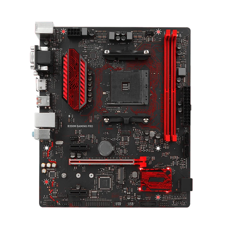 

For MSI B350M GAMING PRO Desktop Motherboard Socket AM4 AMD DDR4 32G SATA3 USB3.1 100% tested intact