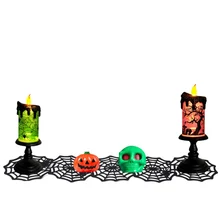 Черный паутина камин мантия шарф накидка скатерть декор для Хэллоуина, вечеринки