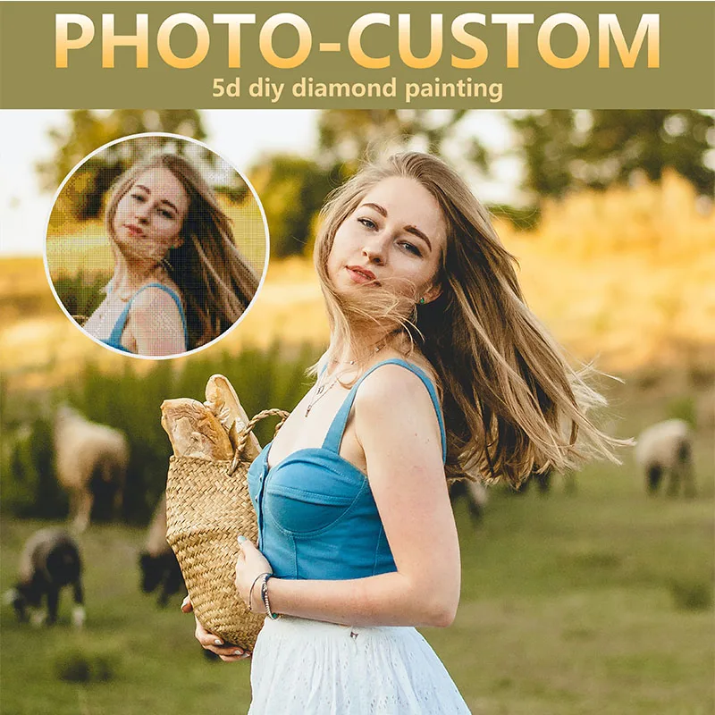 Фото на заказ сделай сам 5D алмазная живопись полный квадрат фотосессия наборы