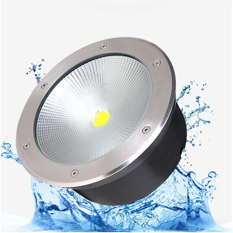 Waterproof LED Garden Buried AC110v 220v Outdoor Recessed Deck Light Underground Lamp Sidewalk DC12V garden decoration lamps led underground light led deck lights