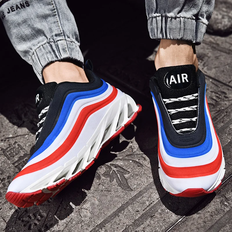 Модные мужские беговые кроссовки для мужчин, zapatillas hombre Deportiva, мужские кроссовки, светильник из сетчатого материала, спортивные кроссовки для бега, мужская спортивная обувь
