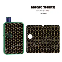 Magic Shark 2.5D Стерео Цветок Скелет Мстители крови Бабочка Обложка Пленка чехол для Asvape MICRO ELF 001-011