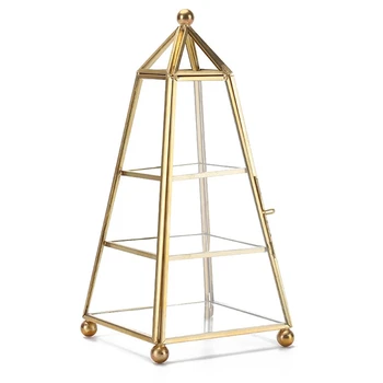 

New Ring Earring Jewelry Storage Box Ear Stud Necklace Pendants Holder Jewelry Organizer Home Decoration Jewelry Rack