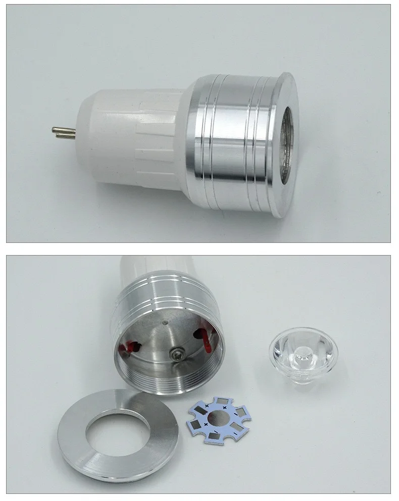 Светодиодный светильник в форме чаши, аксессуары для корпуса 1W3WCOB Mini Small gen deng MR16GU5.3, светодиодный Мощный маленькие прожекторы, комплект