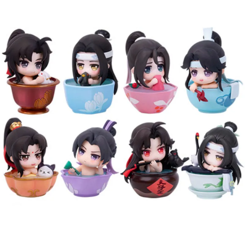 Anime Ornament Mo Dao Zu Shi Wei Wuxian Lan Wangji Figure Collection Model Doll Anime Cosplay Toy