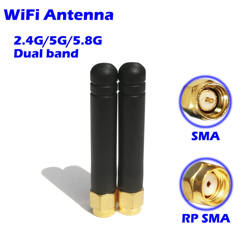 WiFi Bluetooth Antenna 2.4GHz 5.8GHz 3db Aeria for Transmitter FPV Receiver Itx Motherboard