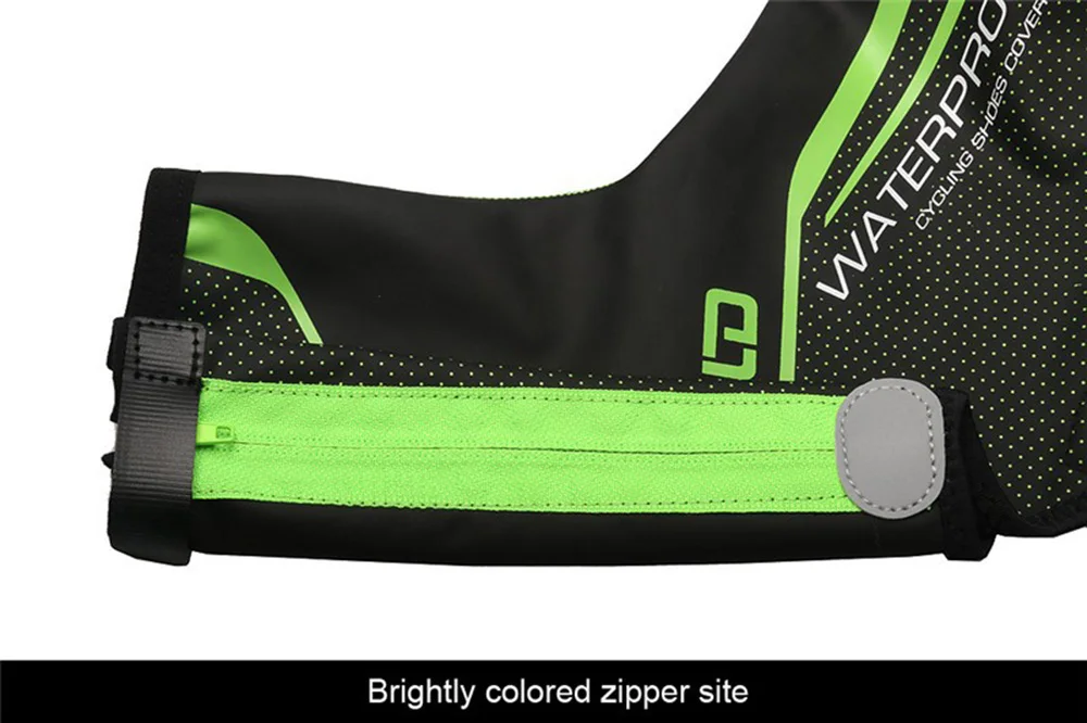 Cycling Shoes Cover Waterproof Windproof Boot Covers Reflective Winter Warm MTB Bike Bicycle Overshoes Shoe Protector BC0204 (9)
