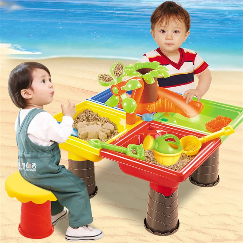 

Large Baby Play Water Dredging Tool Sandglass Digging Pit Children Summer Bucket Outdoor Seaside Beach Toy Play Sand Table Set