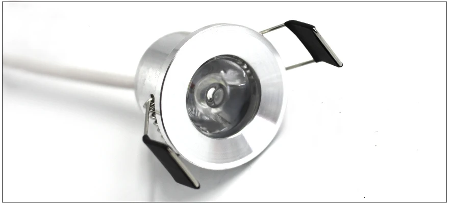 LED IARY argenté/noir/blanc/doré Mini LED Downlights 1.5W 27mm 100 V-240 V bijoux affichage plafond encastré armoire Spot