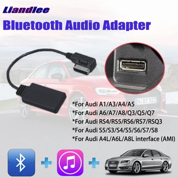 

Liandlee DIY Car BT Adapter For Audi A1/A3/A4/A5/A6/A7/A8 AMI MMI USB Interface Bluetooth Audio Decoder 3G/4G/5G Wireless Cable