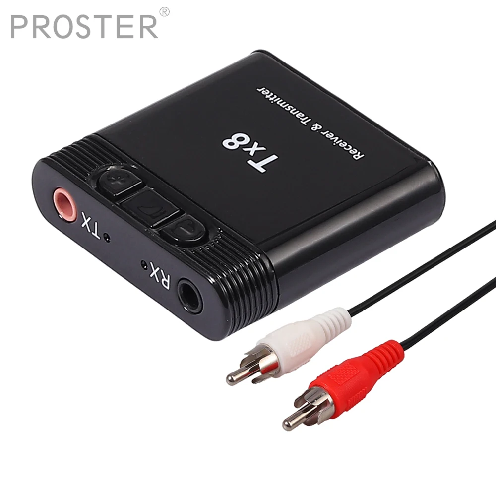 

Proster For 2in1 Wireless Bluetooth 5.0 Audio Music Transmitter and Receiver 3.5mm Port RCA