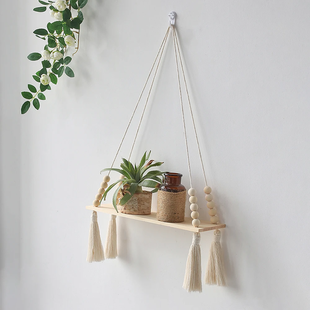 Triangle Shelves Wall Decor Plant