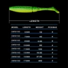 NOEBY SW5019S Fishing Lure Soft  Silicone Wobblers T Tail Artificial Bait PVC Plastic ► Photo 2/6