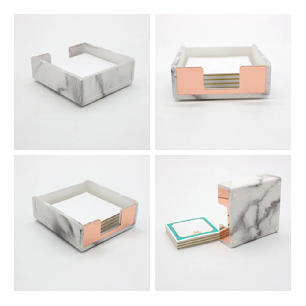 Офисный Канцелярский набор из 4 предметов настольный горшок с мраморной печатью