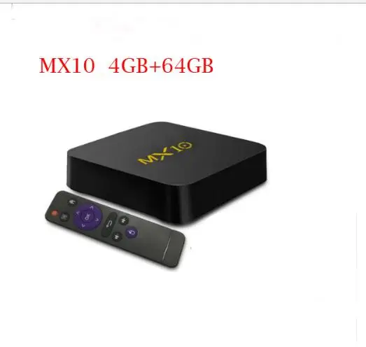 4G 64G MX10 Smart tv BOX Android 9,0 Rockchip RK3328 DDR3 4 ГБ ОЗУ 64 Гб ПЗУ смарт-приставка 4K USB 3,0 H.265 медиаплеер - Цвет: 4G 64G