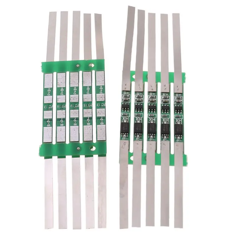 10 stücke/set 3,7 V 3A BMS Schutz Bord für 1S 18650 Lithium-Batterie Über Gebühr Schutzhülle Plat zelle Kit mit Solder Gürtel – Detail 3