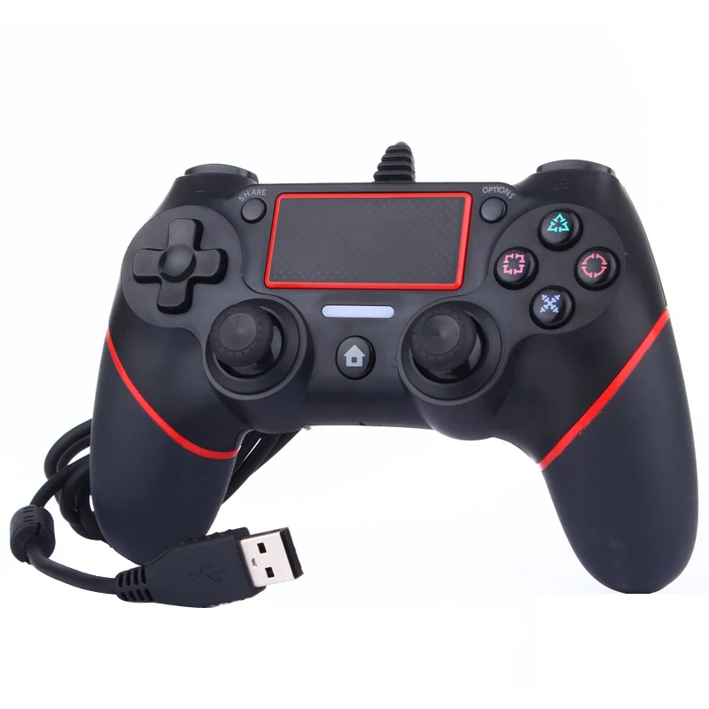 Для PS4 USB проводной блок управления, джойстик Джойстик для sony Playstation геймпады несколько вибраций 1,8 м кабель для PS4 игровой аксессуар