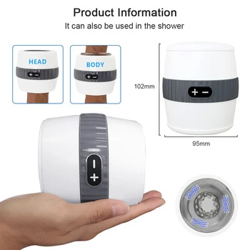 Male Masturbator Vibrator For Man Vagina Automatic Masturbation Suction Cup Simulator Oral Pussy Blowjob Sex Toys For Men Adults 5