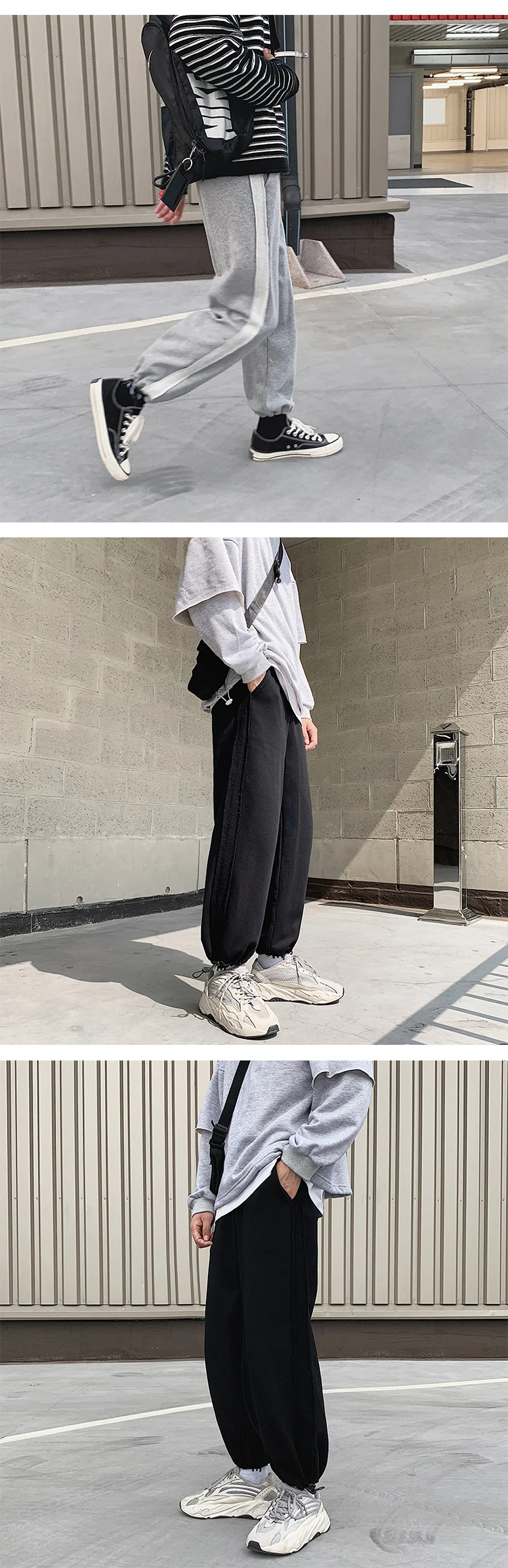 UYUK2109 Autumn New Fashion Casual Pants Ins And Wind Sports Straight Loose Feet Men's Trousers Homme Joggers Streetwear