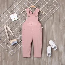 Детские комбинезоны; женские весенне-осенние брюки для новорожденных; мужские брюки на подтяжках для малышей; весенние повседневные штаны