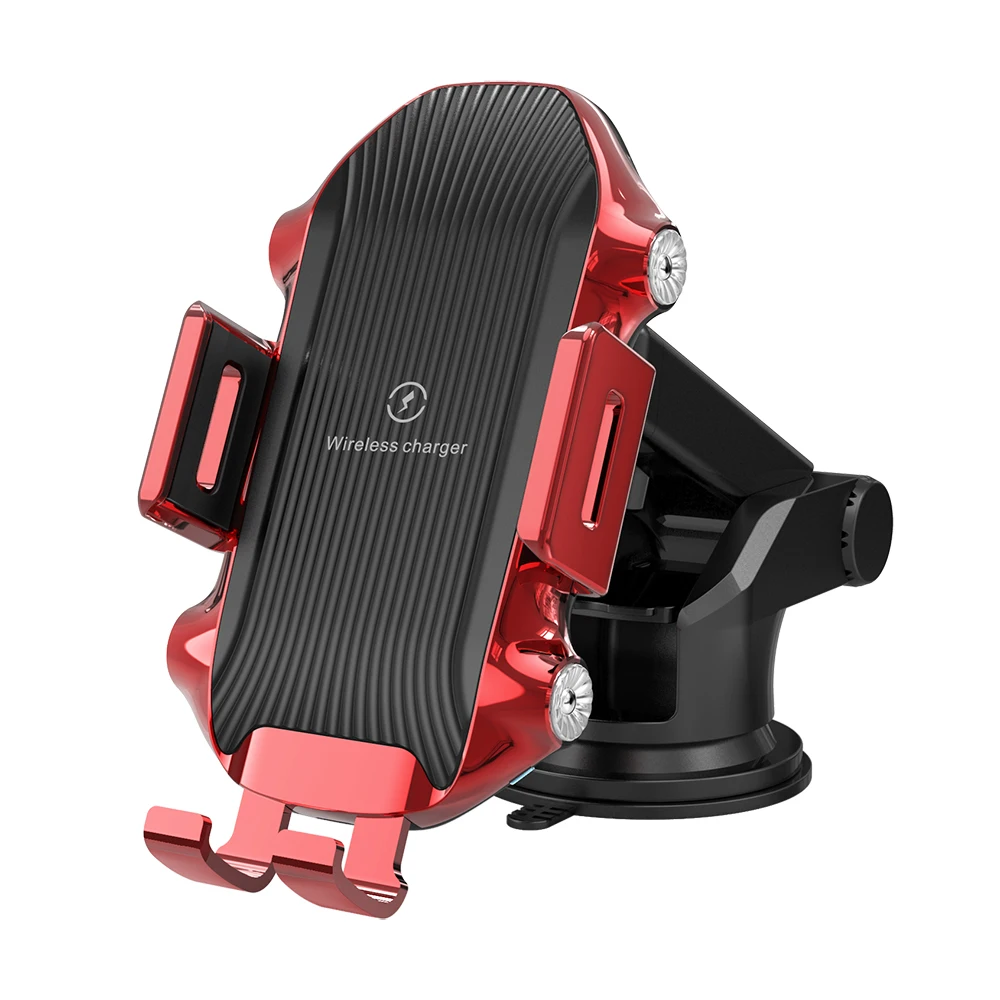 16Touch Sensor Wireless Car Charger Qi Fast Charge Car Mount for Huawei P30Pro Mate20PRo iphone XR XS 
