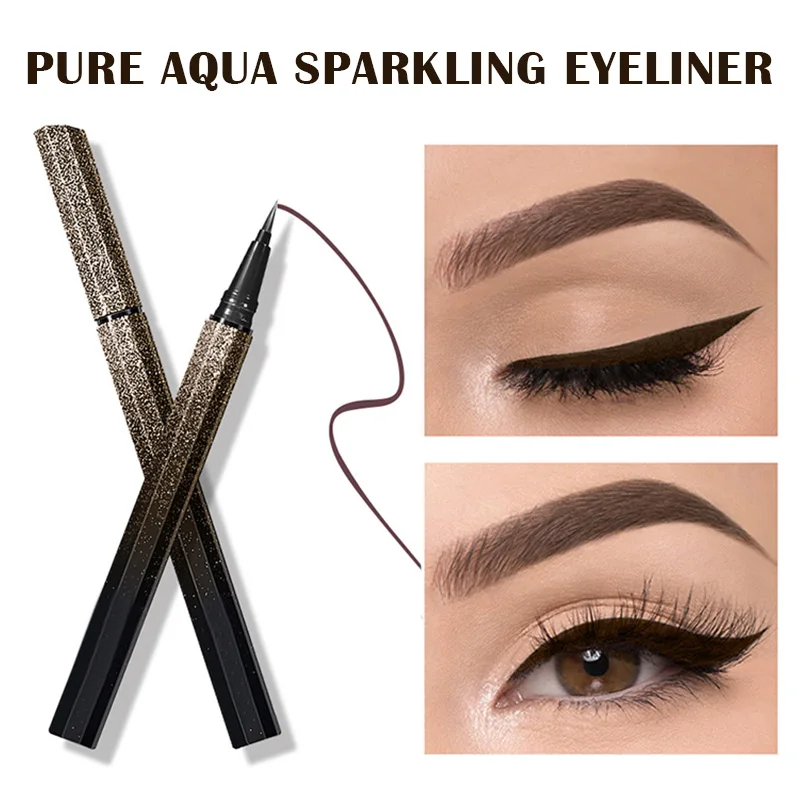 Eyeliner Sweat-Proof Quick-Drying Easy to Apply No Smudging Long Lasting Naturally MA |
