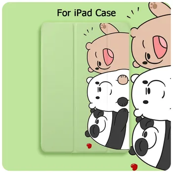 

Cute Cartoon Cases For iPad 2 3 4 Mini 1 2 3 4 5 Air 1 2 10.5 Pro 9.7 10.5 2017 2018 New Soft Leather Filp Tablet PC Cover