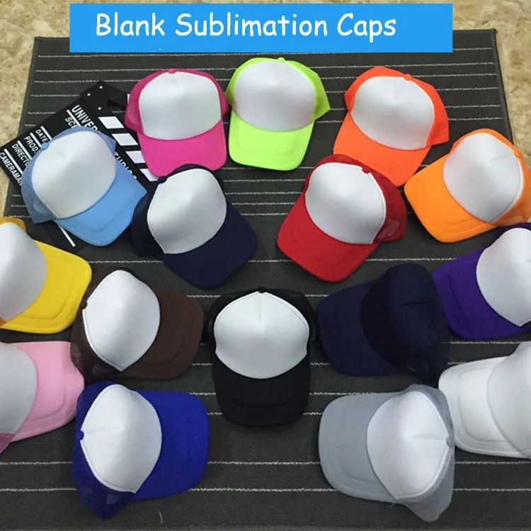 Free Shipping 12pcs/lot Blank Sublimation Cap Hat For Sublimation INK Print DIY Gifts Heat Press Printing Transfer