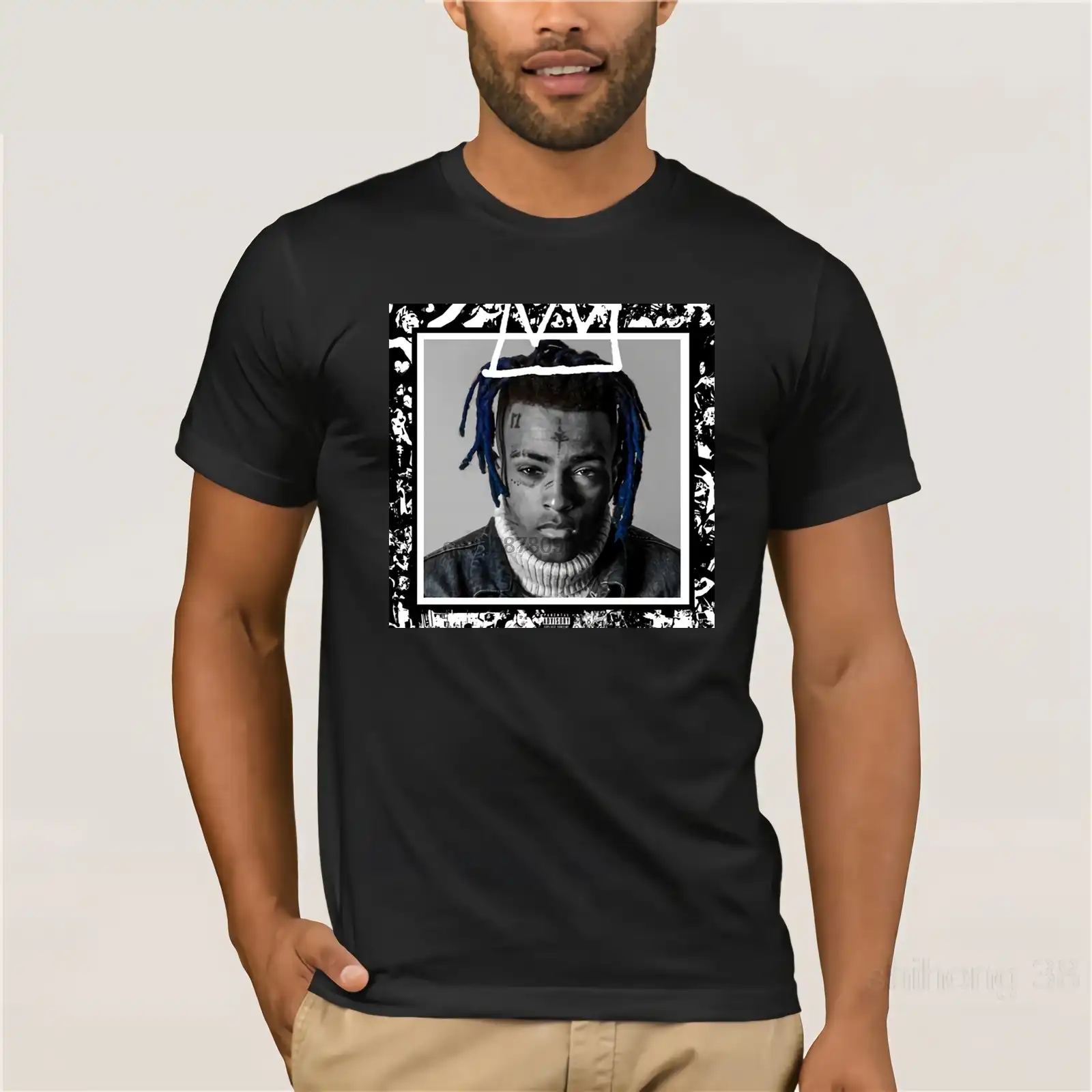 xxxtentacion rip t-shirt 2019 round neck t-shirt mensummer men