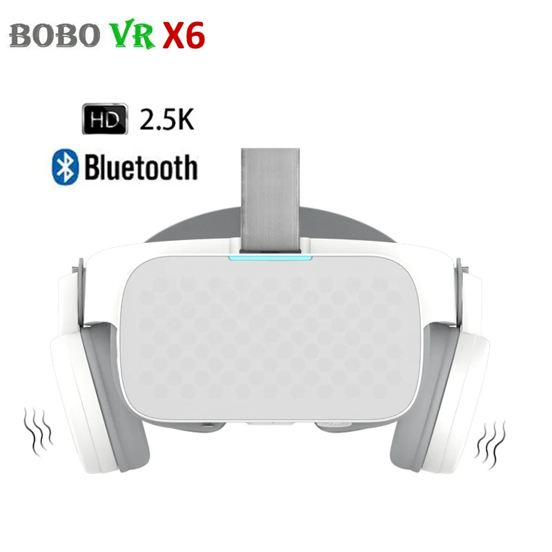 BOBOVR X6 все в одном 3D очки виртуальной реальности бинокль 2,5 K HD Складная VR гарнитура шлем погружения 5,5 'Lcd Wifi Bt4.2 - Цвет: BOBO VR X6