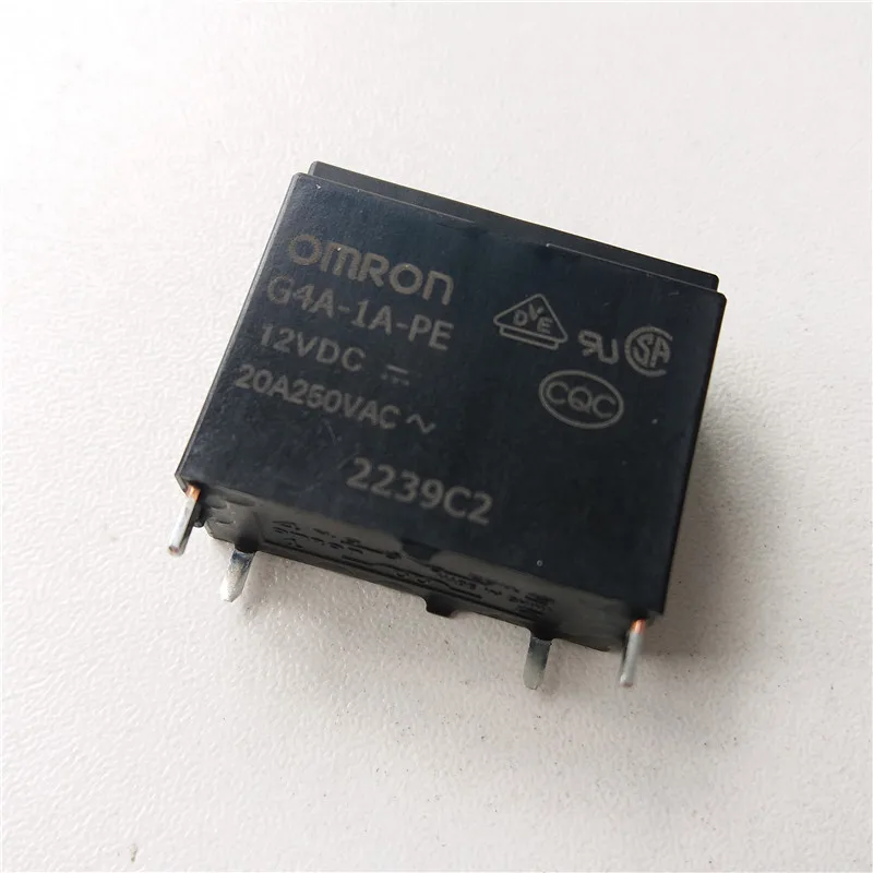 5 шт. Omron Реле G4A-1A-PE-5VDC G4A-1A-PE-12VDC G4A-1A-PE-24VDC 250V 20A реле 4 pin реле 5В/12В/24VDC реле
