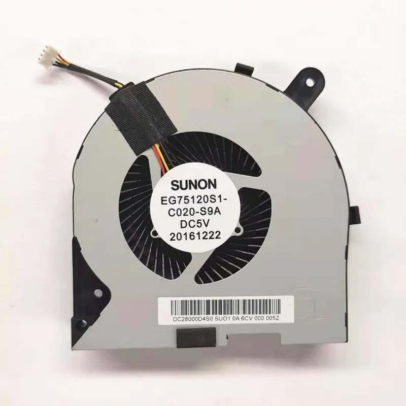 Для lenovo Legion Y720 Y720-15IKB типа 80VR серии ноутбук процессор и GPU пара вентилятор EG75120S1-C010-S9A EG75120S1-C020-S9A