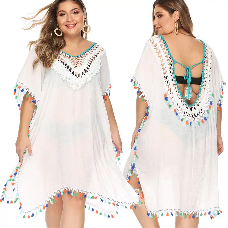 white dresses for larger ladies