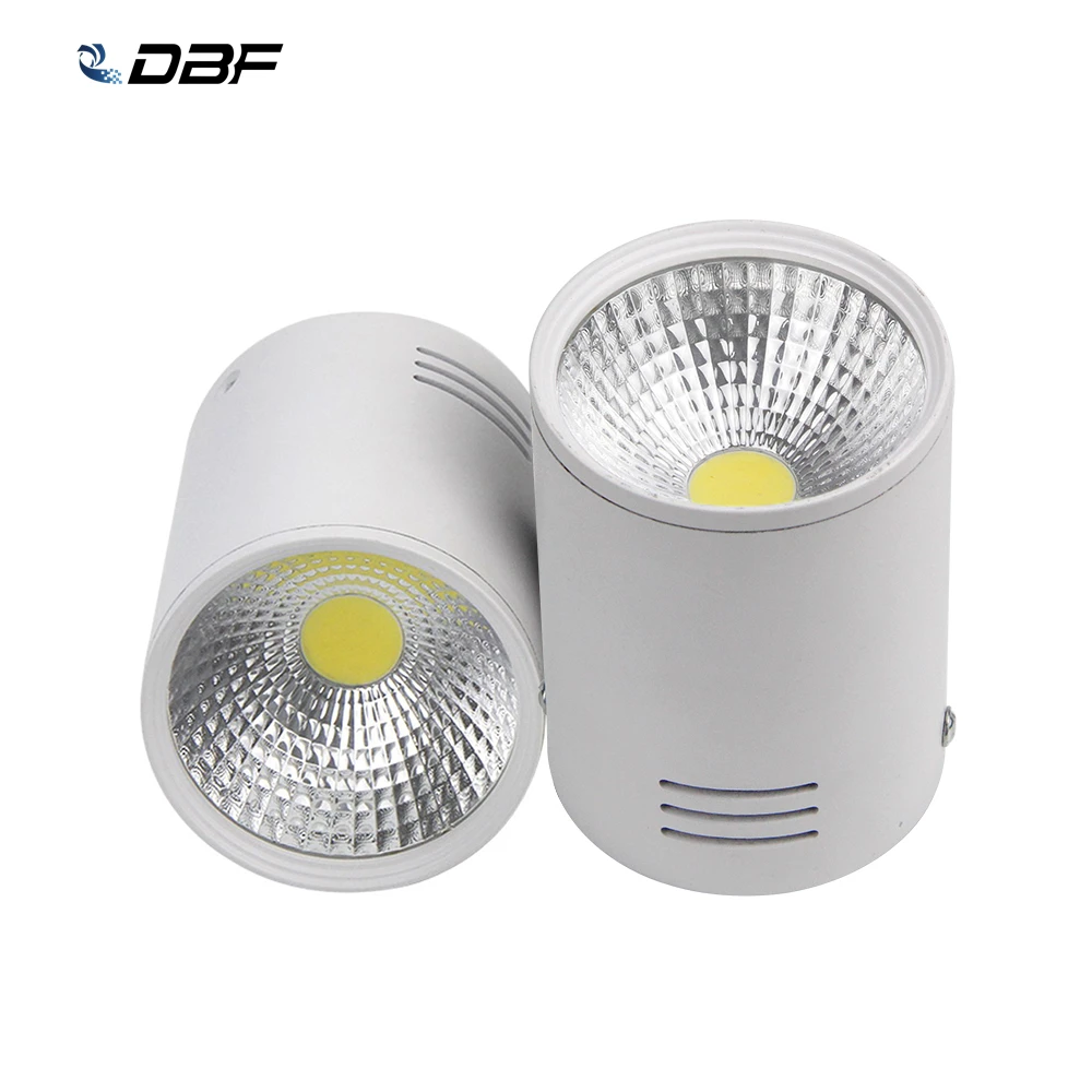 

Epistar LED COB Downlight 7W/10W Warm White Surface Mounted Downlight AC110V-220V LED Ceilling Lamps White Body Color Home Decor