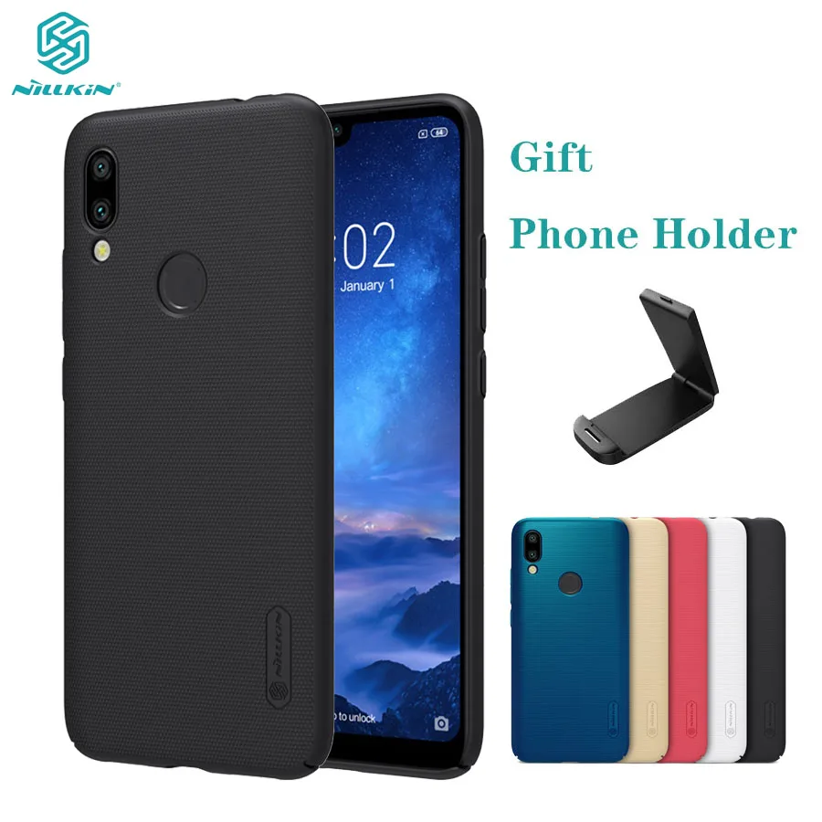 Для Xiaomi Redmi 7 чехол Nillkin чехол для телефона Высокое качество Супер Матовый Щит Жесткий PC задняя крышка для Redmi Y3 подарок держатель телефона