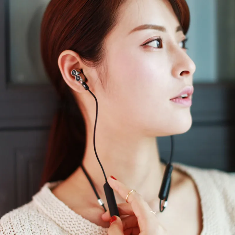 Neck Halter Bluetooth Wireless Earphones Long Stand Time Headphones Sport Headset Music Earpiece with Micphone for Mobile Phone