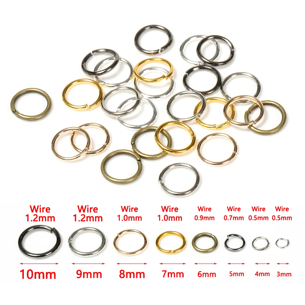 200Pcs Stainless Steel Open Jump Rings For Jewelry Making Supplies DIY  Double Loops Split Rings Connectors For Jewelry Findings Bracelet Necklace  Maki