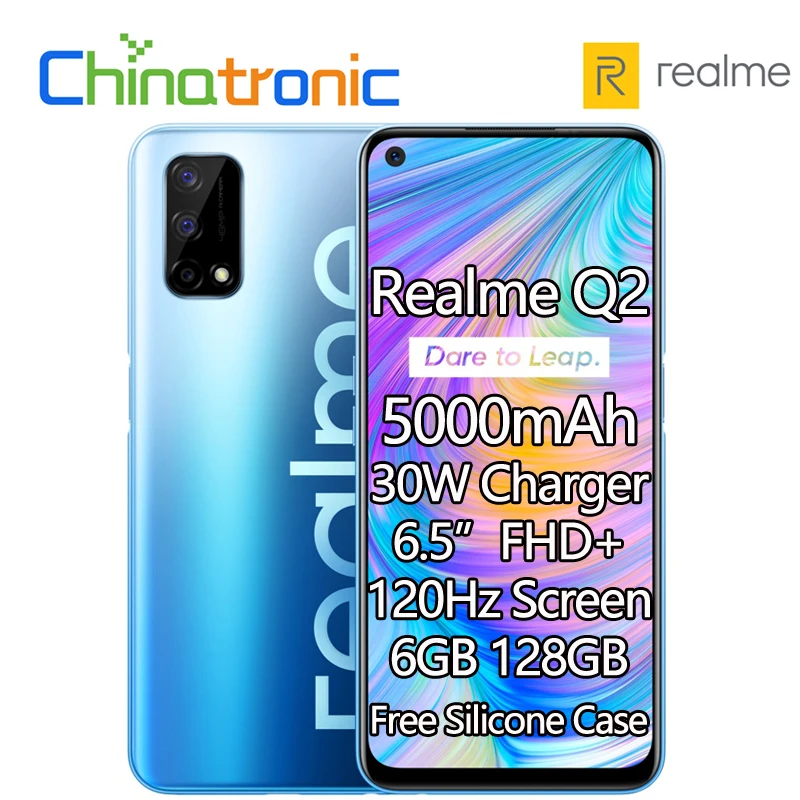 Оригинальное устройство для быстрой зарядки realme Q2 6 ГБ 128 фотосессия