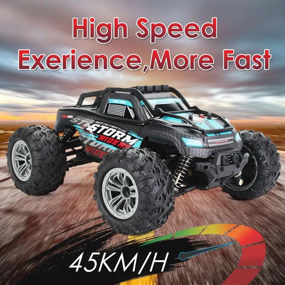 45 км/ч 4WD 1/16 пульт дистанционного управления автомобиля USB DIY 2,4G Радио пульт дистанционного управления грузовик RC гусеничный внедорожный альпинистский автомобиль игрушка подарок для детей