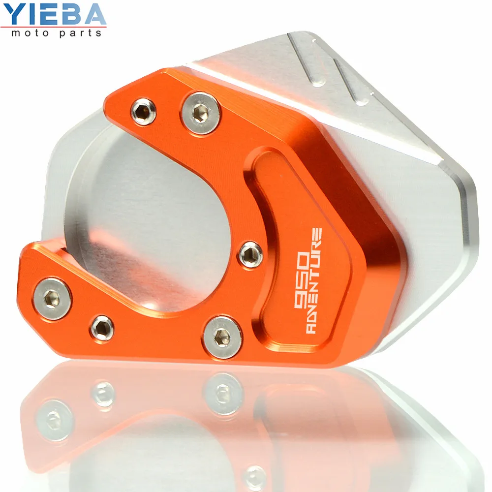 CNC алюминиевый moto rcycle Sidestand Kickstand подставка для ног боковая подставка для увеличения moto ЧАСТИ для KTM 950 Adventure 2004-2006